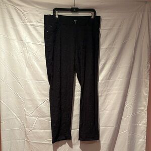 Elegant Black Straight Leg Pants